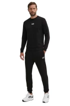 Спортивный костюм мужской Emporio Armani EA7 Tracksuit Свитшот черного цвета