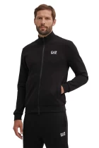 Спортивний костюм Emporio Armani EA7 Tracksuit на блискавці чоловічий чорного кольору