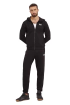 Спортивний костюм чоловічий Emporio Armani EA7 Tracksuit на блискавці чорного кольору