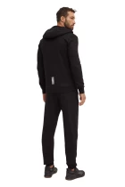 Спортивный костюм мужской Emporio Armani EA7 Tracksuit  на молнии мужской черного цвета