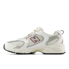 Кроссовки New Balance 530 Unisex бело-бордового цвета New Balance 530 Unisex