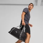 Cумка спортивная PUMA AT ESS Sports Bag черного цвета