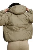 Куртка женская PUMA Classics Padded Jacket бежевого цвета