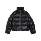 Куртка женская PUMA Shiny Puffer Jacket черного цвета