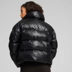 Куртка женская PUMA Shiny Puffer Jacket черного цвета