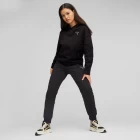 Худи женское PUMA BETTER ESSENTIALS Hoodie FL черного цвета