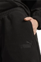 Штаны флисовые женские PUMA ESS ELEVATED Pants черного цвета