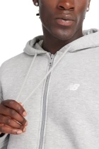 Худи мужское New Balance Sport Core Full Zip серого цвета