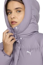 Куртка-пуховик женская PUMA Down Puffer Jacket сиреневого цвета