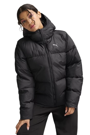 Куртка жіноча PUMA Poly Puffer Jacket чорного кольору