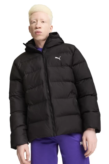 Куртка чоловіча PUMA Poly Puffer Jacket чорного кольору