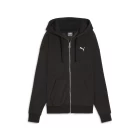 Худи женское PUMA HER Full-Zip Hoodie черного цвета