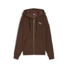 Худи женское PUMA HER Full-Zip Hoodie коричневого цвета