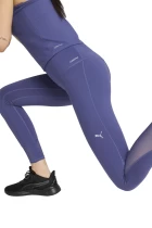 Легінси жіночі PUMA W CLOUDSPUN HW 7/8 TIGHT Blue Crystal синього кольору