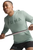 Худі чоловіче PUMA CLOUDSPUN BRANDED HOODIE Green Moon м'ятного кольору