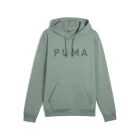 Худі чоловіче PUMA CLOUDSPUN BRANDED HOODIE Green Moon м'ятного кольору