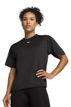 Футболка жіноча PUMA TAD ESSENTIAL RELAXED TEE чорного кольору