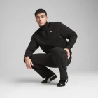 Кофта чоловіча PUMA WARDROBE ESS Half Zip Crew PUMA чорного кольору