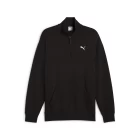 Кофта чоловіча PUMA WARDROBE ESS Half Zip Crew PUMA чорного кольору