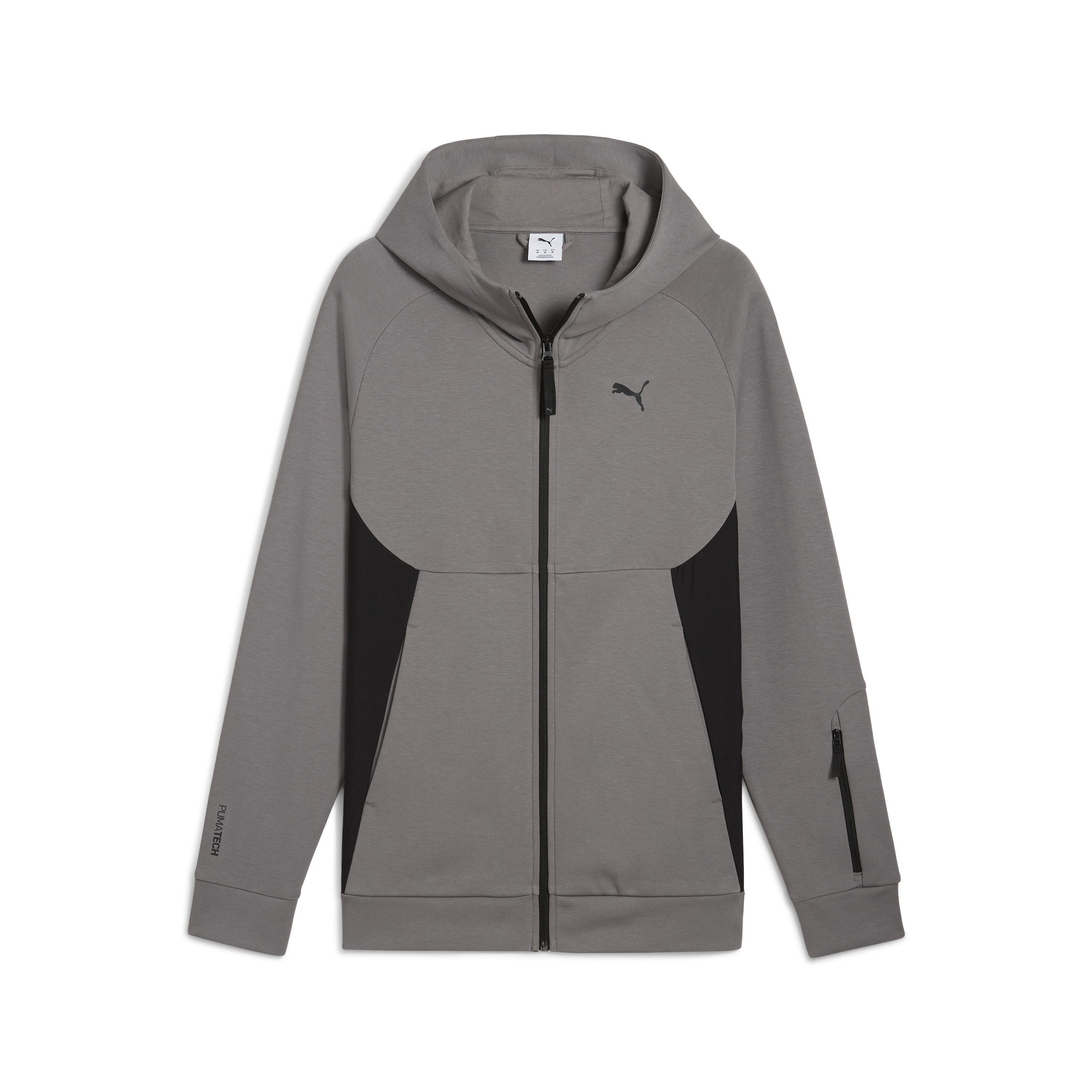 Худи мужское PUMATECH Full-Zip Hoodie Cast Iron | Купить в