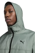 Вітрівка чоловіча PUMA Ess Regular Windbreaker Green Moon м'ятного кольору