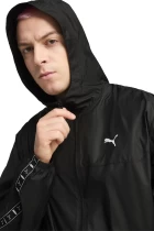 Вітрівка чоловіча PUMA ESS Tape Windbreaker чорного кольору