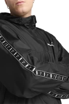 Вітрівка чоловіча PUMA ESS Tape Windbreaker чорного кольору