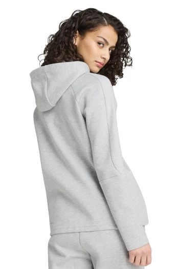 Худі жіноче PUMA EVOSTRIPE Full-Zip Hoodie Light Gray Heather