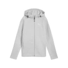 Худі жіноче PUMA EVOSTRIPE Full-Zip Hoodie Light Gray Heather