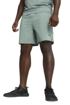 Спортивные шорты мужские PUMA TAD ESSENTIALS 7' Wven Short Green Moon мятного цвета