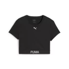 Футболка жіноча PUMA W PUMA STRONG TEE-SHORT чорного кольору