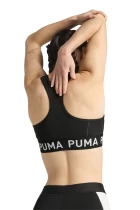 Топ PUMA 4KEEPS ELASTIC BRA - P чорного кольору