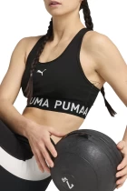 Топ PUMA 4KEEPS ELASTIC BRA - P чорного кольору