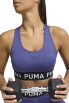 Топ PUMA 4KEEPS ELASTIC BRA - P Blue Crystal синього кольору