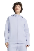 Худи женское PUMA EVOSTRIPE Full-Zip Hoodie Cool Weather сиреневого цвета