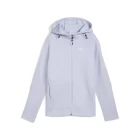 Худи женское PUMA EVOSTRIPE Full-Zip Hoodie Cool Weather сиреневого цвета