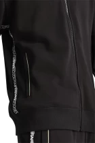 Олимпийка мужская PUMA Ferrari Race Sweatjacket черного цвета