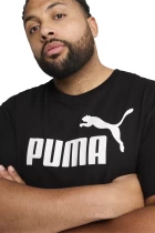 Футболка мужская PUMA ESS No. 1 Logo Tee черного цвета