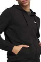 Худи мужское PUMA ESS Full-Zip Hoodie черного цвета