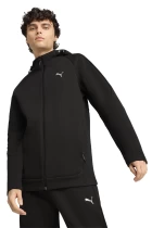 Худі чоловіче PUMA EVOSTRIPE Full-Zip Hoodie чорного кольору