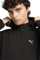 Худі чоловіче PUMA EVOSTRIPE Full-Zip Hoodie чорного кольору