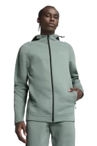 Худі чоловіче PUMA EVOSTRIPE Full-Zip Hoodie Green Moon