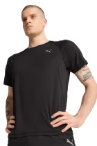 Футболка мужская PUMA RUN VELOCITY TEE (POLY) черного цвета