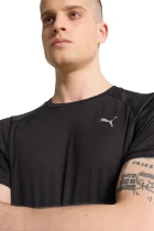 Футболка мужская PUMA RUN VELOCITY TEE (POLY) черного цвета