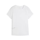 Футболка женская PUMA EVERYDAY KNIT PERF SS TEE W белого цвета