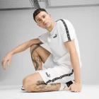 Футболка чоловіча PUMA ESS TAPE Tee Black білого кольору