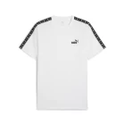 Футболка чоловіча PUMA ESS TAPE Tee Black білого кольору