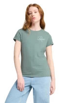 Футболка жіноча PUMA SCRIPT Tee Green Moon