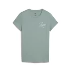 Футболка жіноча PUMA SCRIPT Tee Green Moon