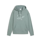 Худі жіноче PUMA SCRIPT Comfort Hoodie Green Moon